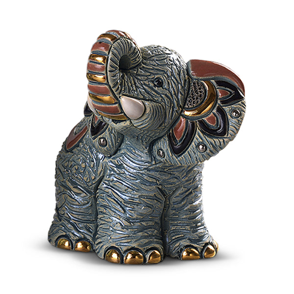 Load image into Gallery viewer, De Rosa Collections Baby Samburu Elephant Figurine
