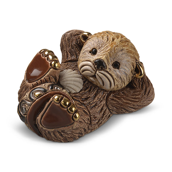 Load image into Gallery viewer, De Rosa Collections Baby Otter Figurine