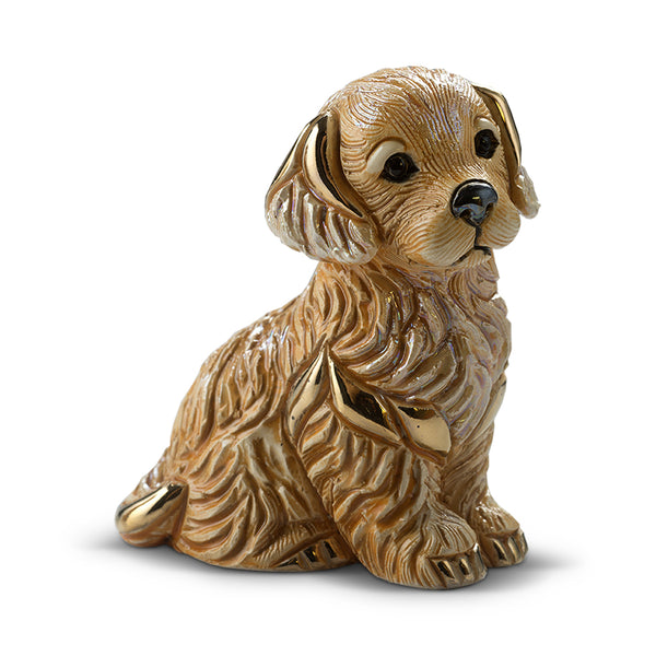 Load image into Gallery viewer, De Rosa Collections Golden Retriever Puppy Figurine