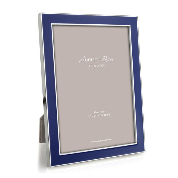 Load image into Gallery viewer, Addison Ross Royal Blue Enamel & Silver Frame - 5 x 7 in