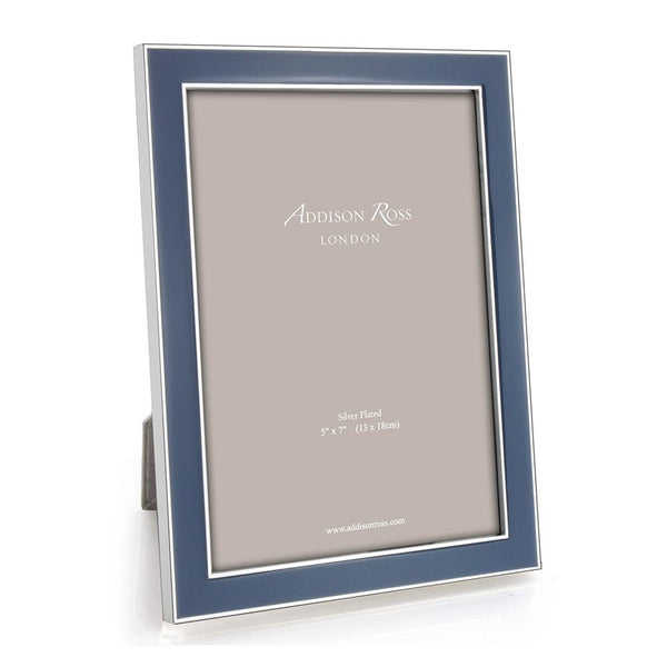 Load image into Gallery viewer, Addison Ross Denim Enamel & Silver Frame - 5 x 7 in