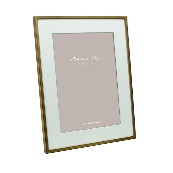 Load image into Gallery viewer, Addison Ross Matte Gold Photo Frame with Mount - 4 x 6 in