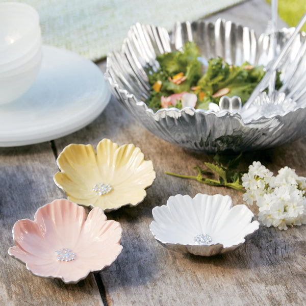 Load image into Gallery viewer, Mariposa Cosmos Peach Dip Dish