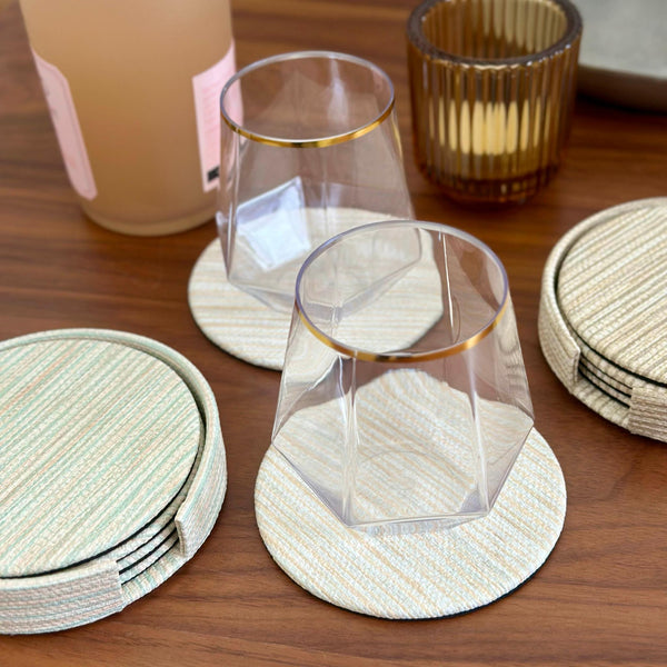 Load image into Gallery viewer, Bodrum Linens Grasscloth Coasters
