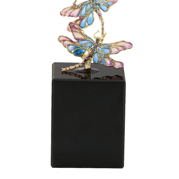 Load image into Gallery viewer, Olivia Riegel Enamel Dragonfly Sculpture