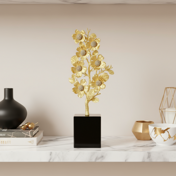 Load image into Gallery viewer, Olivia Riegel Gold Botanica Sculpture