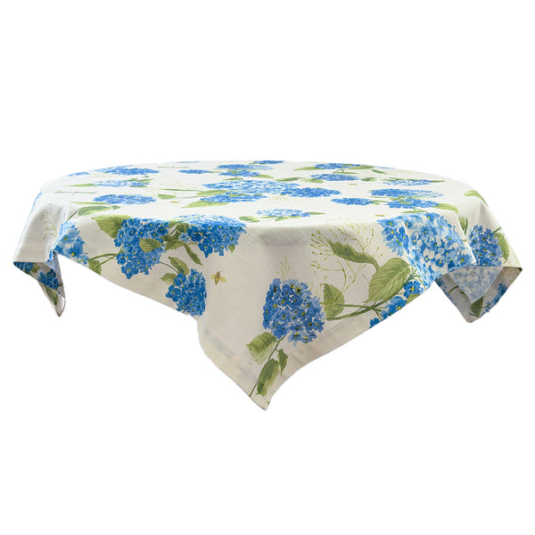 Load image into Gallery viewer, Bodrum Linens Hydrangea Blue Napkin - Linen Napkins - Set of 4