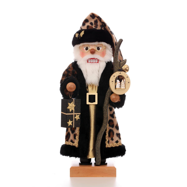 Load image into Gallery viewer, Christian Ulbricht Premium Nutcracker - Leopard Santa - 18.9"H