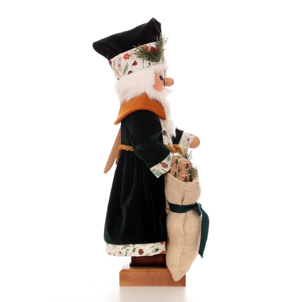 Load image into Gallery viewer, Christian Ulbricht Premium Nutcracker - Santa in a Green Robe - 19.3"H