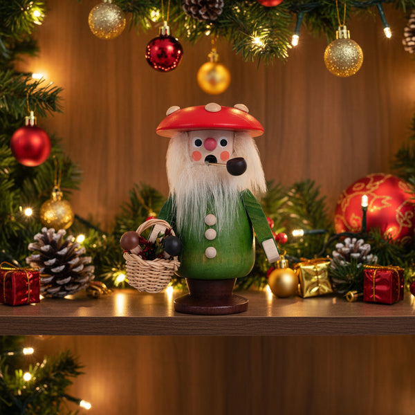 Load image into Gallery viewer, Christian Ulbricht Incense Burner - Smoker - Mushroom Man - 4"H