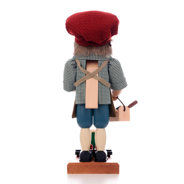 Load image into Gallery viewer, Christian Ulbricht Premium Nutcracker - Railroad Builder - 17.9"H