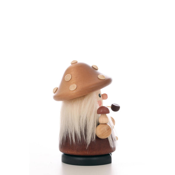 Load image into Gallery viewer, Christian Ulbricht Incense Smoker - Mushroom Man (Natural) - 3.7"H