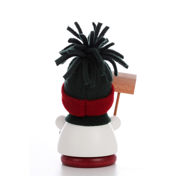 Load image into Gallery viewer, Christian Ulbricht Incense Burner - Smoker - Snowman with Green Hat/Scarf