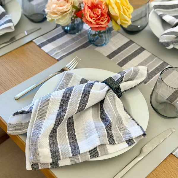 Load image into Gallery viewer, Bodrum Linens Izmir Round Mat - Easy Care Placemats - Set of 4