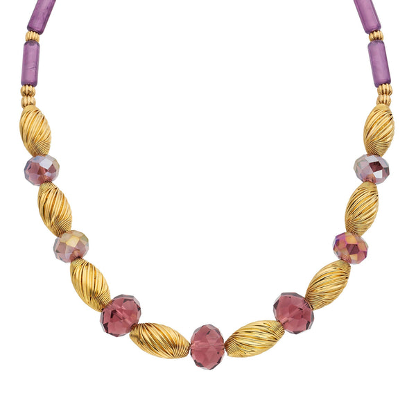 Load image into Gallery viewer, Olivia Riegel Amethyst Bead Necklace