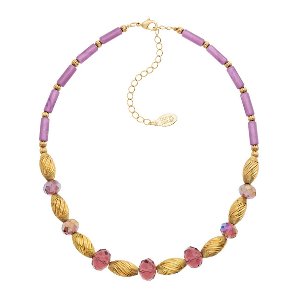 Load image into Gallery viewer, Olivia Riegel Amethyst Bead Necklace