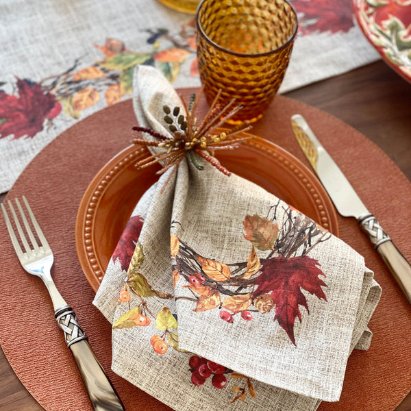 Load image into Gallery viewer, Bodrum Linens Harvest Linens - Tablecloths & Runners