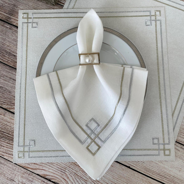Load image into Gallery viewer, Bodrum Linens Link - Linen Napkins - Set of 4