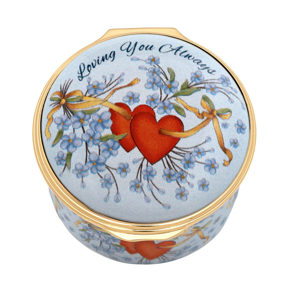 Load image into Gallery viewer, Halcyon Days Loving You Always - Enamel Box