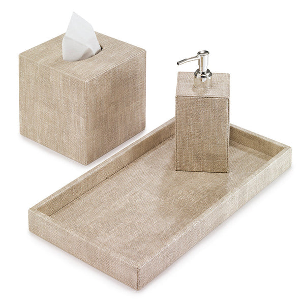 Load image into Gallery viewer, Bodrum Linens Luster Bath Accessories - Birch