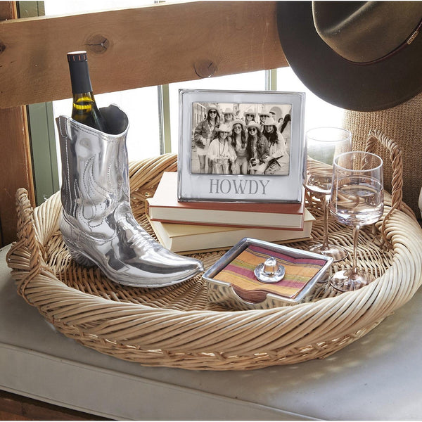 Load image into Gallery viewer, Mariposa Cowboy Boot Wine Cooler