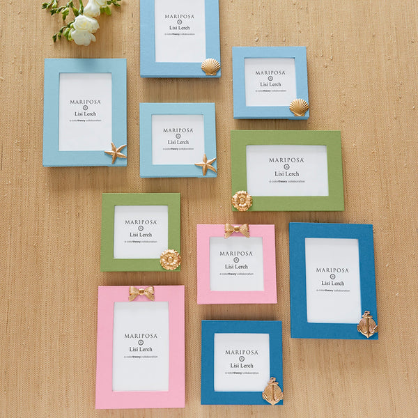 Load image into Gallery viewer, Mariposa Anchor Denim Blue 4x6 Frame