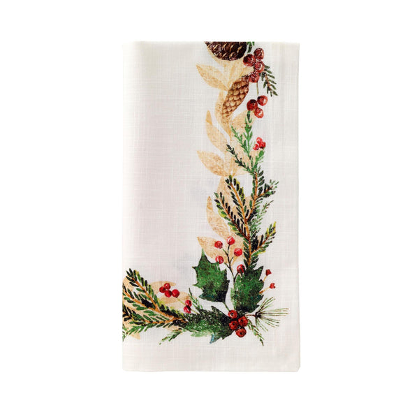 Load image into Gallery viewer, Bodrum Linens Noel - Linen Napkins - Set of 4