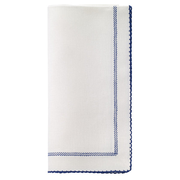 Load image into Gallery viewer, Bodrum Linens Picot - Linen Napkins - Set of 4