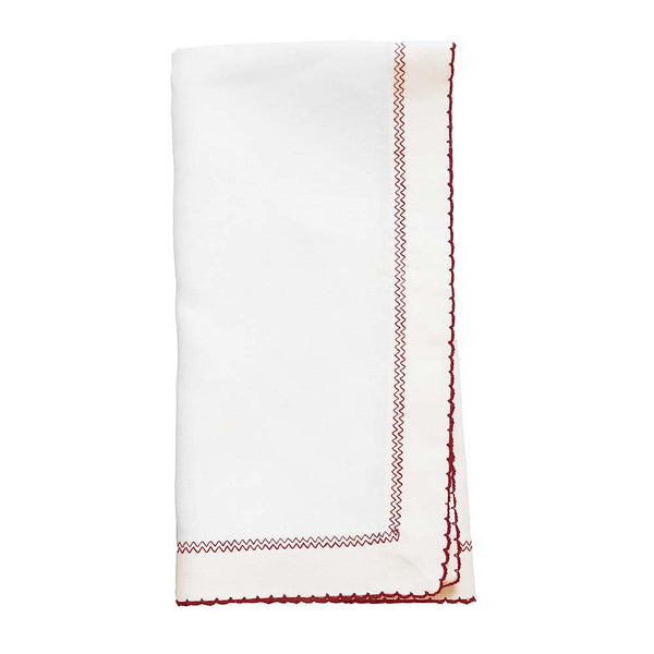 Load image into Gallery viewer, Bodrum Linens Picot - Linen Napkins - Set of 4