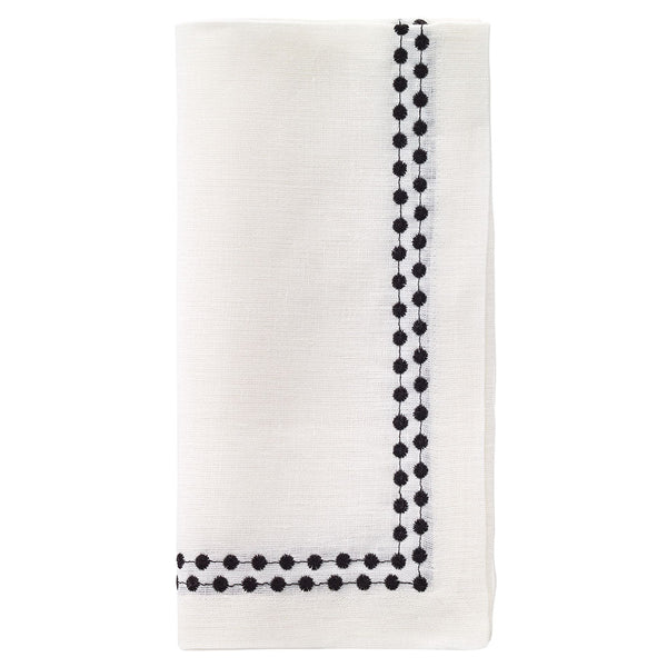 Load image into Gallery viewer, Bodrum Linens Pearls - Linen Napkins - Set of 4