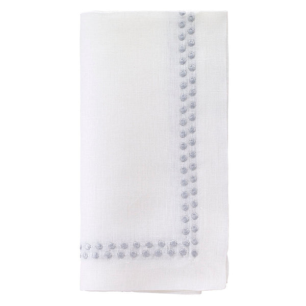 Load image into Gallery viewer, Bodrum Linens Pearls - Linen Napkins - Set of 4