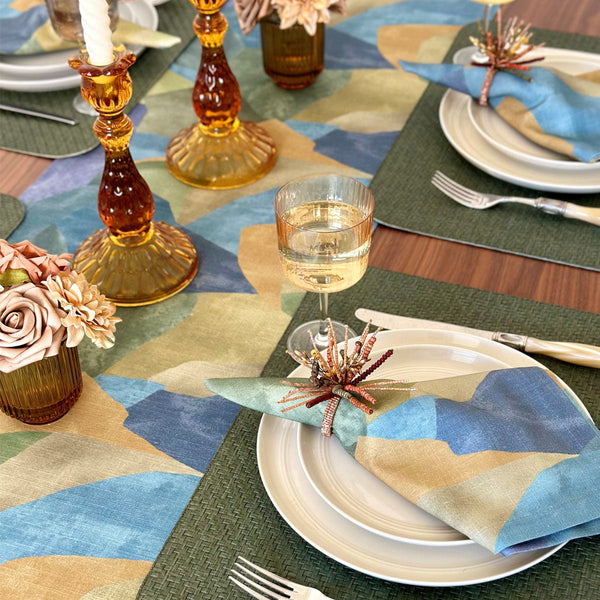 Load image into Gallery viewer, Bodrum Linens Paysage - Linen Napkins - Set of 4