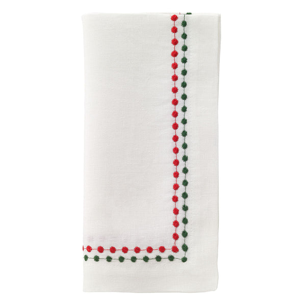 Load image into Gallery viewer, Bodrum Linens Pearls - Linen Napkins - Set of 4