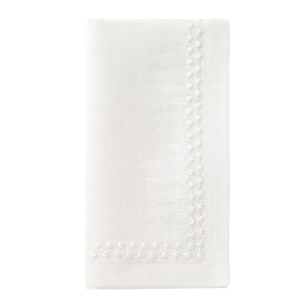 Load image into Gallery viewer, Bodrum Linens Pearls - Linen Napkins - Set of 4
