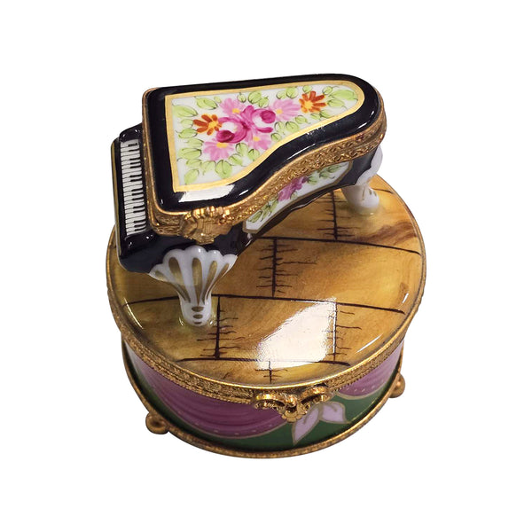 Load image into Gallery viewer, Piano Music Box Limoges Box