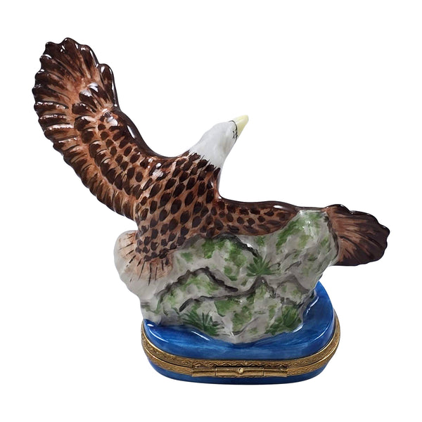 Load image into Gallery viewer, Bald Eagle Limoges Box