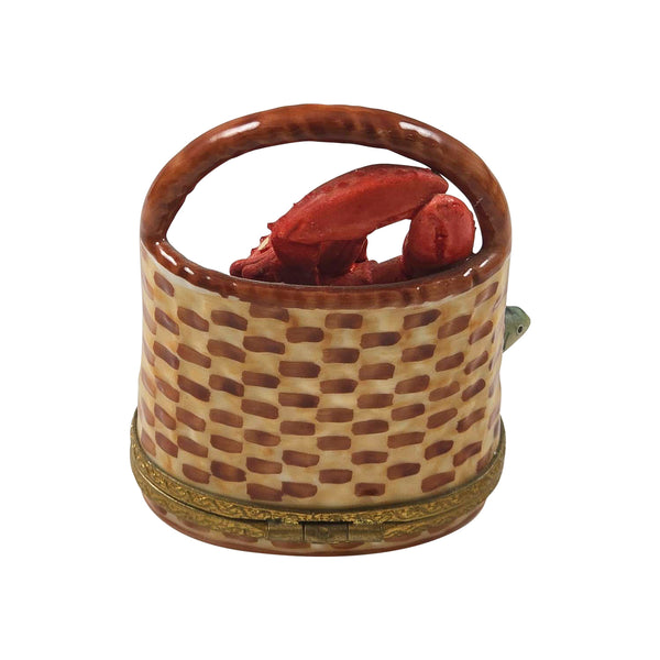 Load image into Gallery viewer, Basket with Lobster Limoges Box