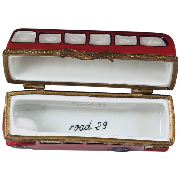 Load image into Gallery viewer, London Double Decker Bus Limoges Box