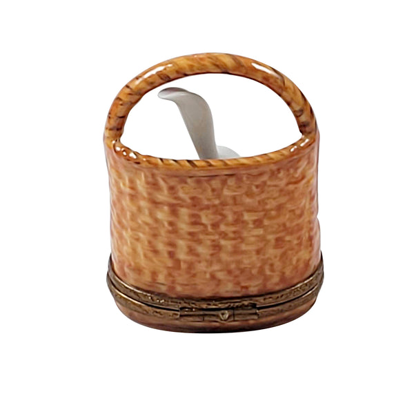 Load image into Gallery viewer, Basket with Bunny Limoges Box