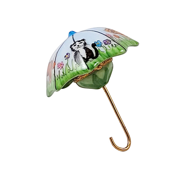 Load image into Gallery viewer, Umbrella - Raining Cats and Dogs Limoges Box