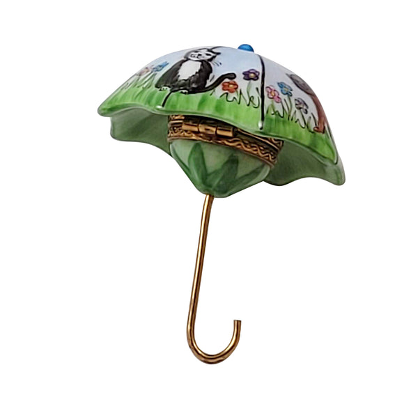 Load image into Gallery viewer, Umbrella - Raining Cats and Dogs Limoges Box