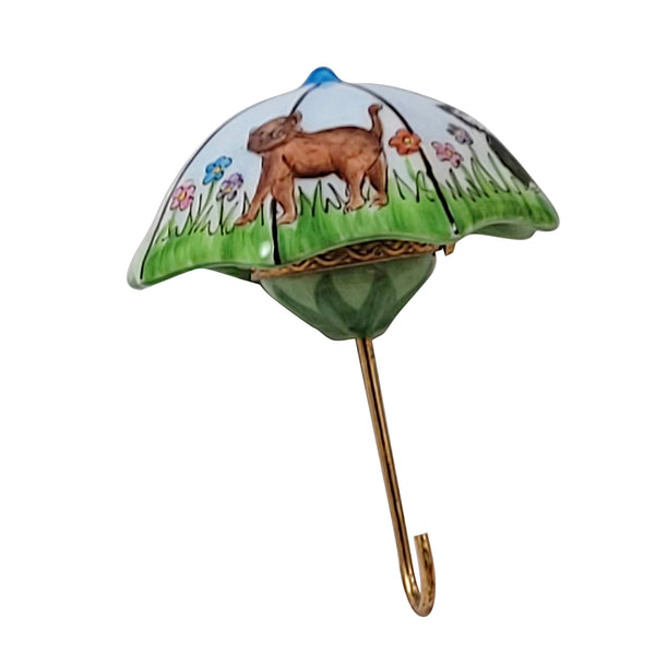 Load image into Gallery viewer, Umbrella - Raining Cats and Dogs Limoges Box