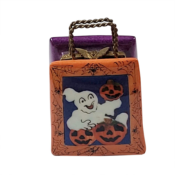 Load image into Gallery viewer, Trick Or Treat Bag Limoges Box
