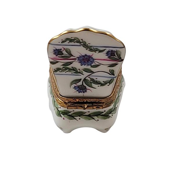 Load image into Gallery viewer, Floral Chair Limoges Box