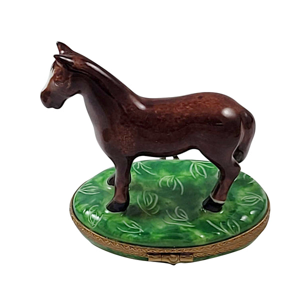 Load image into Gallery viewer, Brown Horse Limoges Box