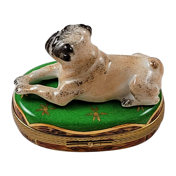 Load image into Gallery viewer, Rochard "Pug" Limoges Box