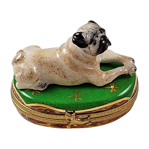 Load image into Gallery viewer, Rochard "Pug" Limoges Box