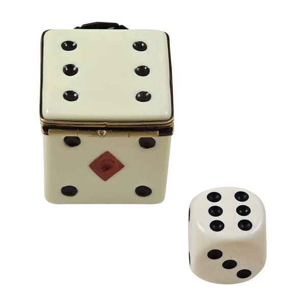 Load image into Gallery viewer, Rochard "Dice Box with Removable Dice" Limoges Box