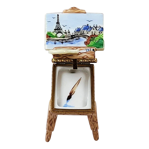 Load image into Gallery viewer, Rochard "Easel with Eiffel Tower" Limoges Box