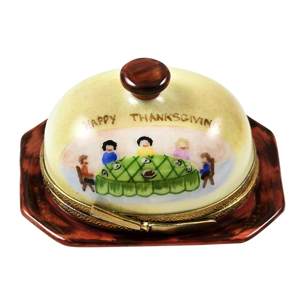 Load image into Gallery viewer, Rochard "Turkey Under Porcelain with Family" Limoges Box